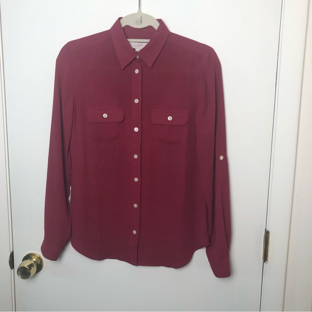 Loft Silk Polyester Blouse